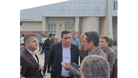 بازدید مشاور وزیر و رئیس ستاد بازسازی عتبات عالیات وزارت نیرو و مدیرعامل شرکت آبفا کردستان از زیرساخت های حوزه آب مرز باشماق در آستانه سفر اربعین